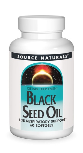 [BRSWKHY3AJ6RGET2] Source Naturals Black Seed Oil for Respritory Support* - 60 Softgels
