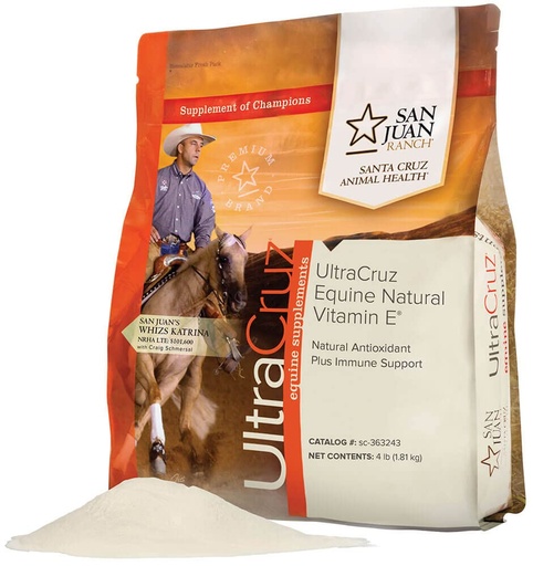[BRSWIEIMAV4REH3I] UltraCruz Equine Natural Vitamin E®, Powder, 4 lb