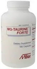 [BRSWIAYCDMPRAEYV] Miller Pharmacal - MG-TAURINE FORTE - 180 CAPSULES