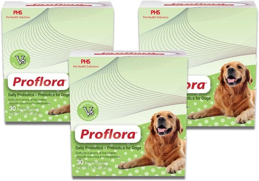 [BRSWIHD7DJ7BCG3G] Probiotic for Dogs - Healthy Digestion - Boost Immune System - Normal Bowel Function - Skin and Coat Health - Supplement for GI Tract - 90 Servings, 3-Pack