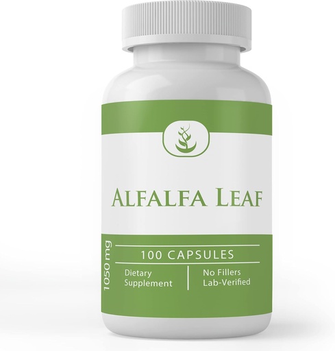 [BRSWYAL3DEHWEFLZ] Pure Original Ingredients Alfalfa Leaf, (100 Capsules) Always Pure, No Additives Or Fillers, Lab Verified