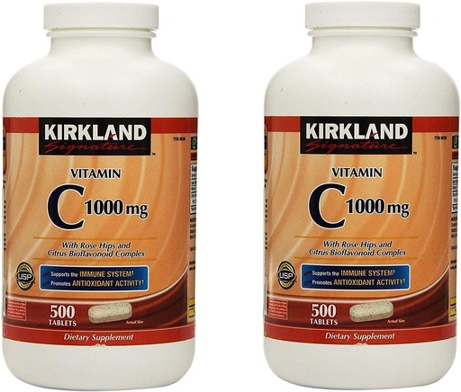 [BRSWGEIBC4HAAFL2] Kirkland Vitamin C s Rose Hips a Citrus Bioflavonoid Complex (1000 mg)