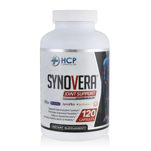 [BRSWYYIBOABWCAY6] Synovera - Joint Support Complex with Turmeric Extract & Collagen - Mobility & Flexibility - Healthy Joints, Tendon, Ligament, and Synovial Tissue - Dietary Supplement - 120 Caps
