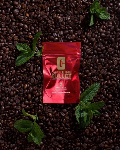 [BRSRMZA6AR4AMH37] Koffein Bullet 120 Mint Koffein Gummier for voksne = 12000mg Koffein Kick, raskere enn løpende gels & energi Chews, midtløp, sykling, spill og utholdenhet Sports tyggebar energi Boost