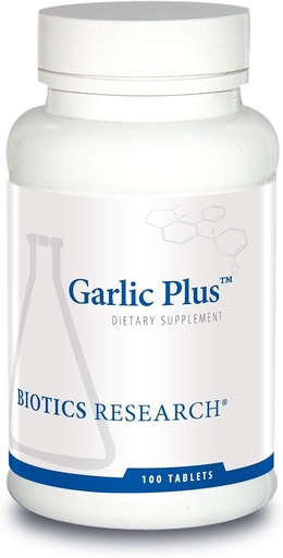 [BRSWGEI5C4NBYFLU] Biotics Research Garlic Plus Concentrant-se pur Garlic Plus C i Chlorophillins, suport de cardioculars, funció d'Imne, forta antioxid 100 taules
