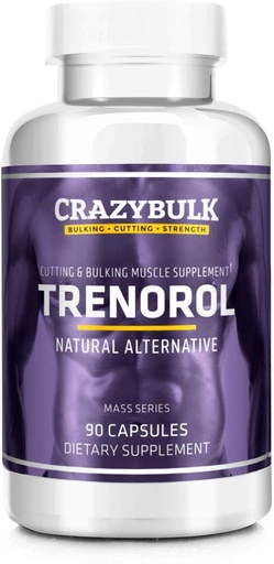 [BRSWKYTZCFYRUHL6] Trenorol Natural Bodybuilding Supplement for Mass Muscle Gains, Cutting and Bulking Phases, Strength and Conditioning (90 Capsules)