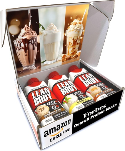 [BRSROEI6DMFRA3DJ] Labrada Lean Body Triple Taster Pack |On-The-Go Whey Blend Protein Shake, Zero Sugar, Gluten Free, Enriched with 22 Vitamins & Minerals 8.45Fl Oz (Pack of 3)