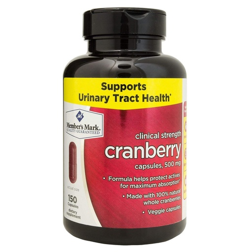[BRSWKH32DIGRKFIU] Members Mark Clinical Strength Cranberry, 500mg