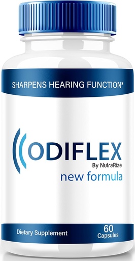 [BRSRAGQROYNBYAD5] NutraRize Odiflex Capsules, Premium Ear Health Formula, All-Natural Supplement to Protect The Inner Ear, Official Hearing Support Pills, Odi Flex Reviews (60 Capsules)