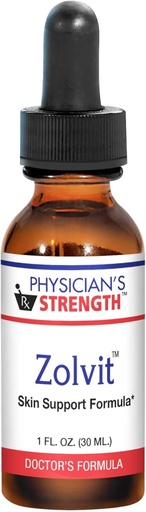 [BRSRMFA3DNYWCC3B] Physician's Strength Zolvit - 30 mL - Skin Support Formula with P73 Oregano, Extra Virgin Olive Oil, Wild Bay Leaf Oil & Mediterranean Black Seed Oil - for All Skin Types