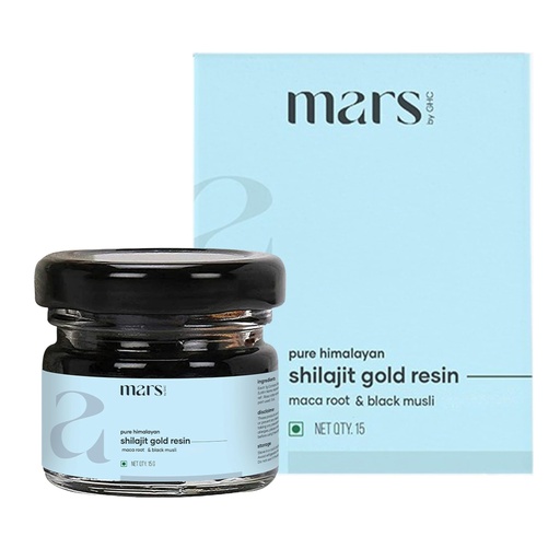 [BRSRAFQRAAJWEEIV] Mars Pure Himalayan Shilajit Gold (Resin) | Premium Organic Shilajit Sourced from High-Altitude Himalayas | Natural Energy, Strength & Stamina Booster | Resin for Overall Well-Being -15 g (Pack of 1)