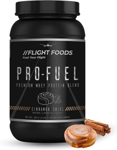 [BRSRAZYOPN6QIDTV] Pro-Fuel Premium Whey Protein Blend (2 lb, Cinnamon Swirl)
