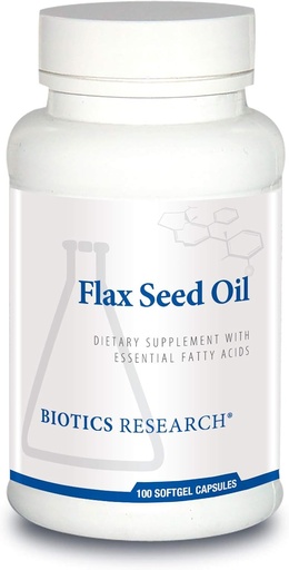 [BRSWGEI5CV7AKFDG] Biotics Research Flax va veure petroli cada Capsule Conté 1.000 de petroli Pur Flax. 100 suaus