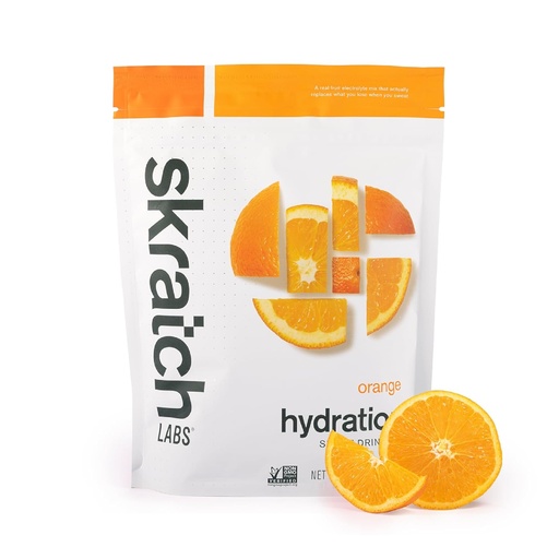 [BRSWGZYHBUPWAH3X] Skratch Labs Hydration Powder | Sport Drink Mix | Electrolytes Powder for Exercise, Endurance, and Performance | Orange | 20 Servings | Non-GMO, Vegan, Kosher