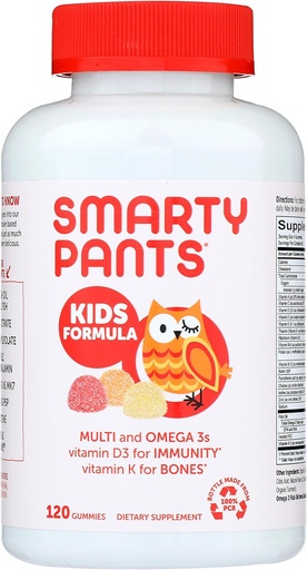 [BRSWGAQPA4IG2C3V] SMARTYPANTS Kids Complete 120 Gummies, 120 CT