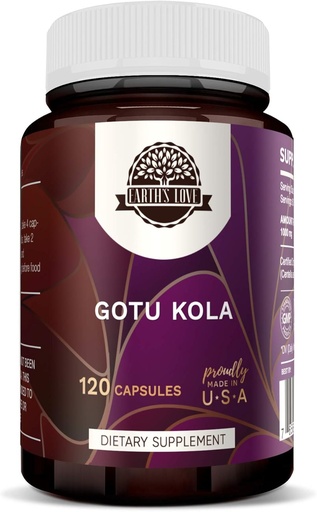[BRSWGCALAUBBOGY4] Dragostea Pământului - Gotu Kola 120 Capsule, 500 mg, Gotu Kola (Centella Asiatica) Herb uscat (120 capsule)
