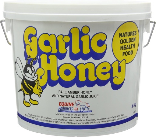 [BRSWI2QKDEFRMAAZ] Garlic Honey Horse Supplement, 4 Kg