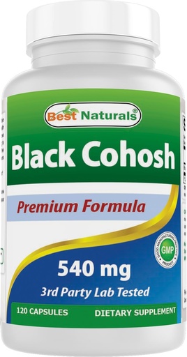 [BRSWIGQHDMOA4GY3] Best Naturals Black Cohosh 540 mg 120 Capsules