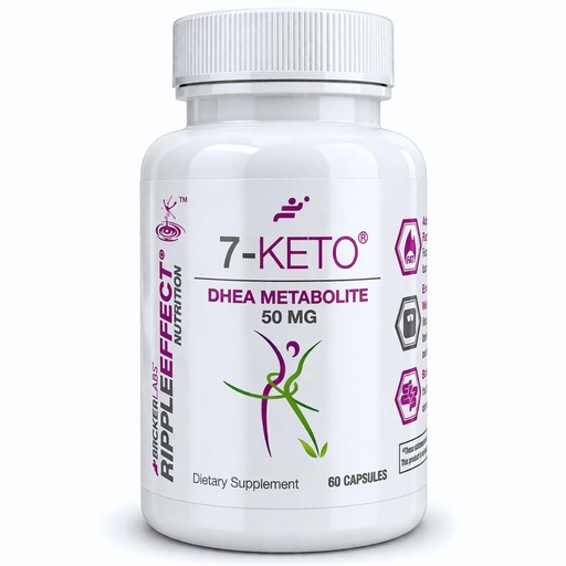 [BRSW2YYLB4HR6A3F] Bricker Labs 7-Keto DHEA Metabolite 50 mg Dietary Supplement for Metabolic Support and Energy Balance, 60 Capsules