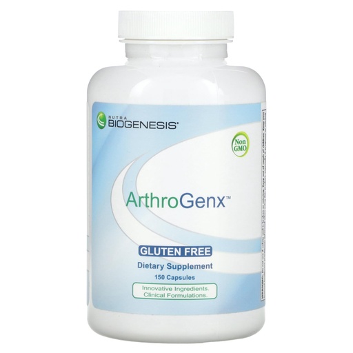 [BRSWKGY7CNYWOHDY] Nutra BioGenesis - ArthroGenx - Turmeric, Ginger and MSM to Help Support Joint Function and The Body's Normal Inflammatory Response - 150 Capsules