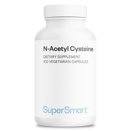 [BRSWIHQZBEBGCG3U] Supersmart - NAC N-Acetyl Cysteine 1800 mg Per Day - Amino Acids - Antioxiddants & Anti Aging Supplement - Glutathione Precursor | Non-GMO & Gluten Free - 100 Vegetarian Capsules