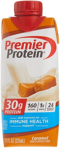 [BRSWYHY6PMMGCFIV] Premier Protein Premier Caramel High Protein Shake, 11 Fl Oz (Pack of 15)
