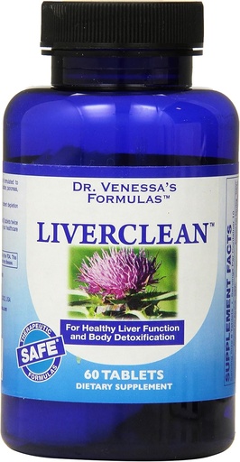 [BRSWIY32AIBQACDA] Venessa의 공식 Liver Clean Tablets, 60 카운트 박사