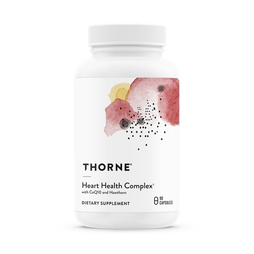[BRSWIYQPBN4GKD3Y] THORNE - Heart Health Complex - with CoQ10, Taurine and Hawthorn - Coenzyme Q10 Supplement with Minerals, Amino Acids, and Botanicals - 90 Capsules