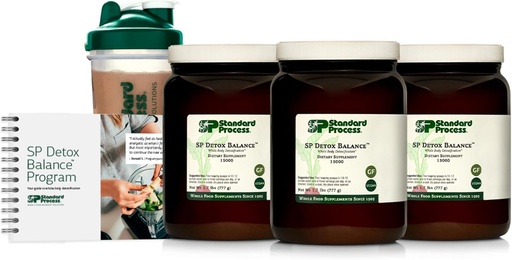 [BRSWY2Q5A4MWMEIV] Standard Process SP Detox Balance Kit, 28-Day Program - Detox Cleanse with Pea Protein, Iron, Magnesium & Choline - Vegan, Non-Dairy & Gluten-Free (3 Pack)