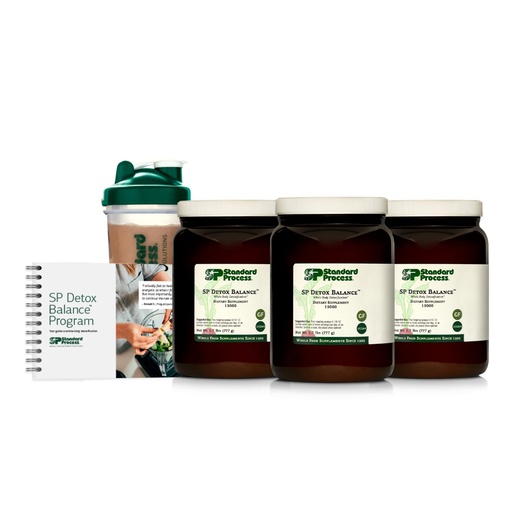 [BRSWY2Q5A4MWMEIV] Standard Process SP Detox Balance Kit, 28-Day Program - Detox Cleanse with Pea Protein, Iron, Magnesium & Choline - Vegan, Non-Dairy & Gluten-Free (3 Pack)