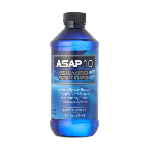 [BRSWKZT6OZ5W2EDU] American Biotech Labs - ASAP 10 Silver Solution - Immune System Support, 10 Ppm Colloidal Silver Liquid Silver Solution Daily Immune Support Supplement with Silversol Technology - 8fl Oz