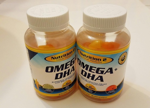[BRSWKHYQDMFRYFTG] Omega Plus DHA Essential Fatty Acids - Pure Omega 3 Fatty Acids - Chia Oil + DHA - Gummies - Teen, Men, Women EFA And DHA Supplements