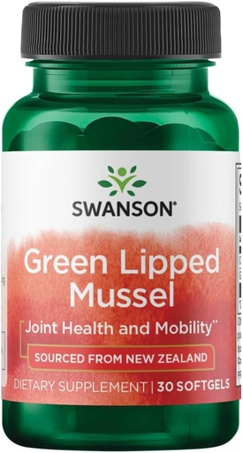 [BRSWIHI4CYIRGCTU] Swanson New Zealand Green Lipped Mussel Oil 30 Sgels