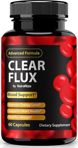 [BRSRAA3ROIMGCHT4] Clear Flux Pills, Resmi ClearFlux Capsules, All- Natural Support, Premium Support to maintain Stable Levels & Health Circulation, All Natural Clear Flux Health Reviews (60 Capsules)