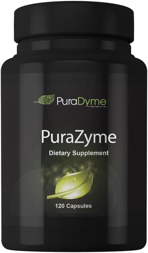 [BRSWIADYCN6BQGQZ] PuraDyme PuraZyme Blend of Digestive Enzymes by Lou Corona 120 Capsules