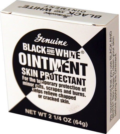 [BRSWIYQOAADROALC] Black & White Ointment 2.25 oz. Soothing Tropical Treatment