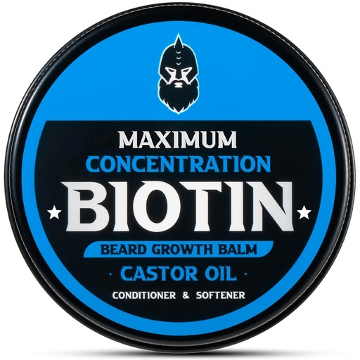 [BRSRAHADBMHRSH33] Beard Balm, Maximum Concentration Biotin, with Castor Oil and Argan & Jojoba Oils, Promotes Beard Growth, Styles, Strengthens & Softens Beards & Mustaches, 2 Ounce，Cedar