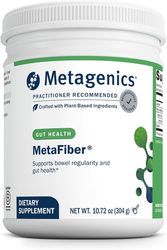 [BRSROGD5OAIRG33U] Metagenics MetaFiber - 6 g Dietary Fiber - Supports GI Regularity & Occasional Constipation Relief* - Fiber Blend Powder - Non-GMO & Gluten-Free - 10.72 oz
