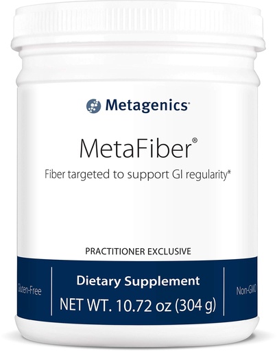 [BRSROGD5OAIRG33U] Metagenics MetaFiber - 6 g Dietary Fiber - Supports GI Regularity & Occasional Constipation Relief* - Fiber Blend Powder - Non-GMO & Gluten-Free - 10.72 oz
