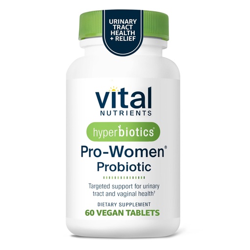 [BRSWKEI5BN7WKHT6] Hyperbiotics Vital Nutrients Pro Women Probiotics for Women | Vaginal Probiotics for PH Balance | Oral Probiotic for Vaginal Health and Urinary Tract Health | 6 Targeted Strains | 60 Vegan Tablets