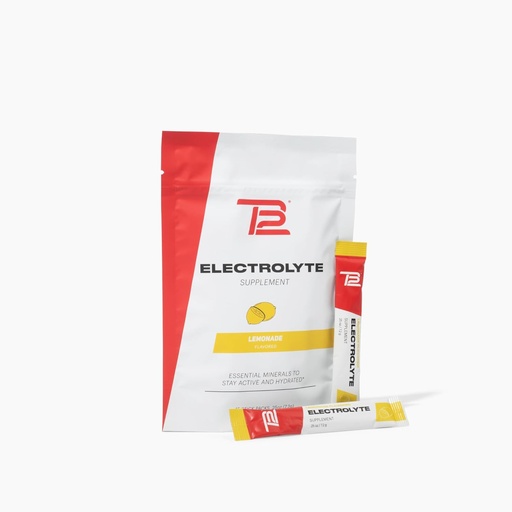 [BRSRAYYBOYARUG3K] TB12 Electrolytes Powder Packets Lemonade – Mineral-Rich Electrolyte Powder for Fast Hydration by Tom Brady - Natural, Low Sugar, Vegan, Gluten-Free, Easy to Mix - 15 Stickpacks