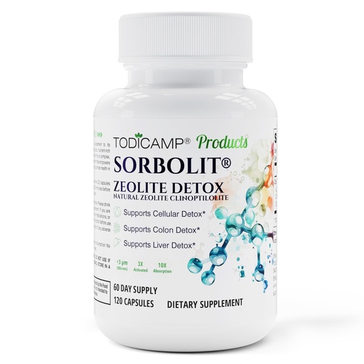 [BRSW2GQCBAIB4DYZ] TODICAMP Zeolite Detox for Adults Sorbolit - Zeolite Capsules Binder Detox Cleanse - Zeolite Clinoptilolite for Deep Full Body Detox, Gut Cleanse, Cellular and Liver Detox