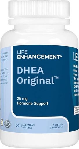 [BRSWIZY2BIHBA2DU] Усилване на живота DHEA Original - 25 mg DHEA Допълнение с 4 mg Витамин C - 60 Сервиз