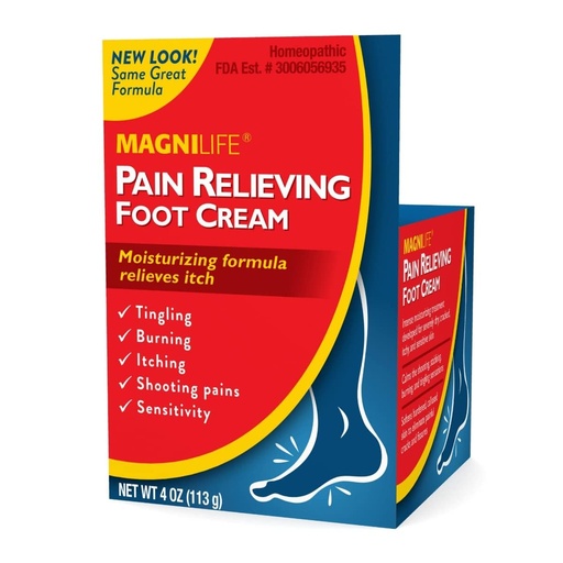 [BRSWG2Y2DJ7BGFDP] Magni Life DB Pain Relieving Foot Cream, 4 Ounce Each (2)