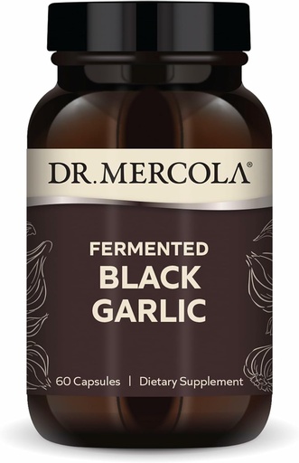 [BRSWKHY3AECAKETD] Dr. Mercola Fermented Black Garlic - Antioxy Supplement - for Immune, Cellular & Heart Health Support - S-Allyl-Cysteine - Non-GMO, Gluten-Free & Soy-Free - 60 Capsules (30 hizmet)