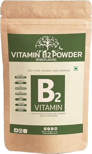 [BRSROBL7PMAWCA35] Generieke Pub Vitamine B2 Riboflavine Poeder 50gm
