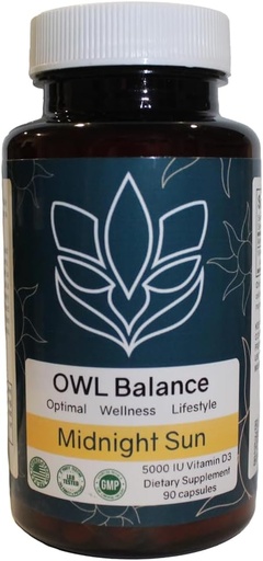 [BRSRAHA7BUPWCAI3] Midnight Sun D3, un supplément Vitamine D3 Premium conçu pour soutenir votre santé globale et bien-être.