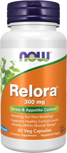 [BRSWIY32BQMBWETO] Şimdi Gıdalar Tamamlar, Relora 300 mg ( Magnolia officinalis ve Phellodendron amurense) 60 Veg Capsules