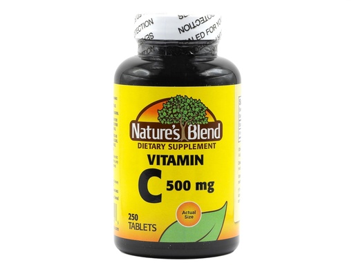 [BRSWIYYOAEGWGGDA] Nature's Blend Vitamin C 500 mg 250 Tablets by Nature's Blend