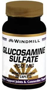[BRSWIYY7PINBWDA7] Windmill GLUCOSAMINE SULFATE 750MG 30 Capsules